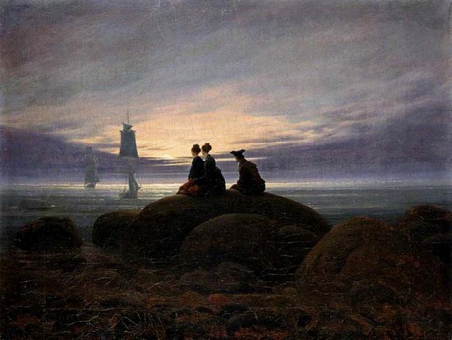 Caspar David Friedrich Moonrise by the Sea